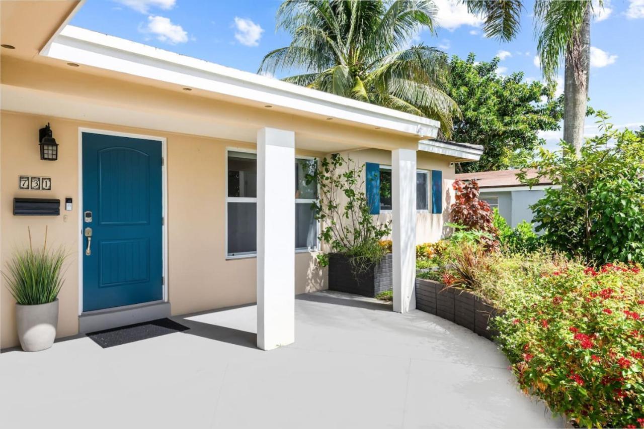 Modern Bungalow Near Wilton Drive I Pool Table Fort Lauderdale Exterior foto